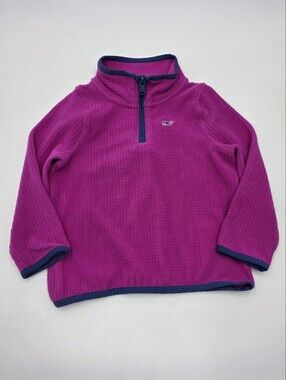 Vineyard Vines girls' textured fleece pullover size 3T